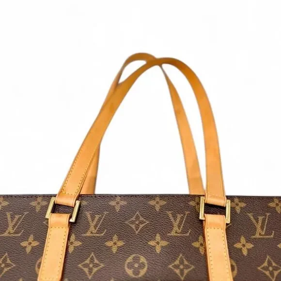 LOUIS VUITTON Luco Brown Monogram LV Logo Canvas Zip Closure Tote - Picture 8 of 16